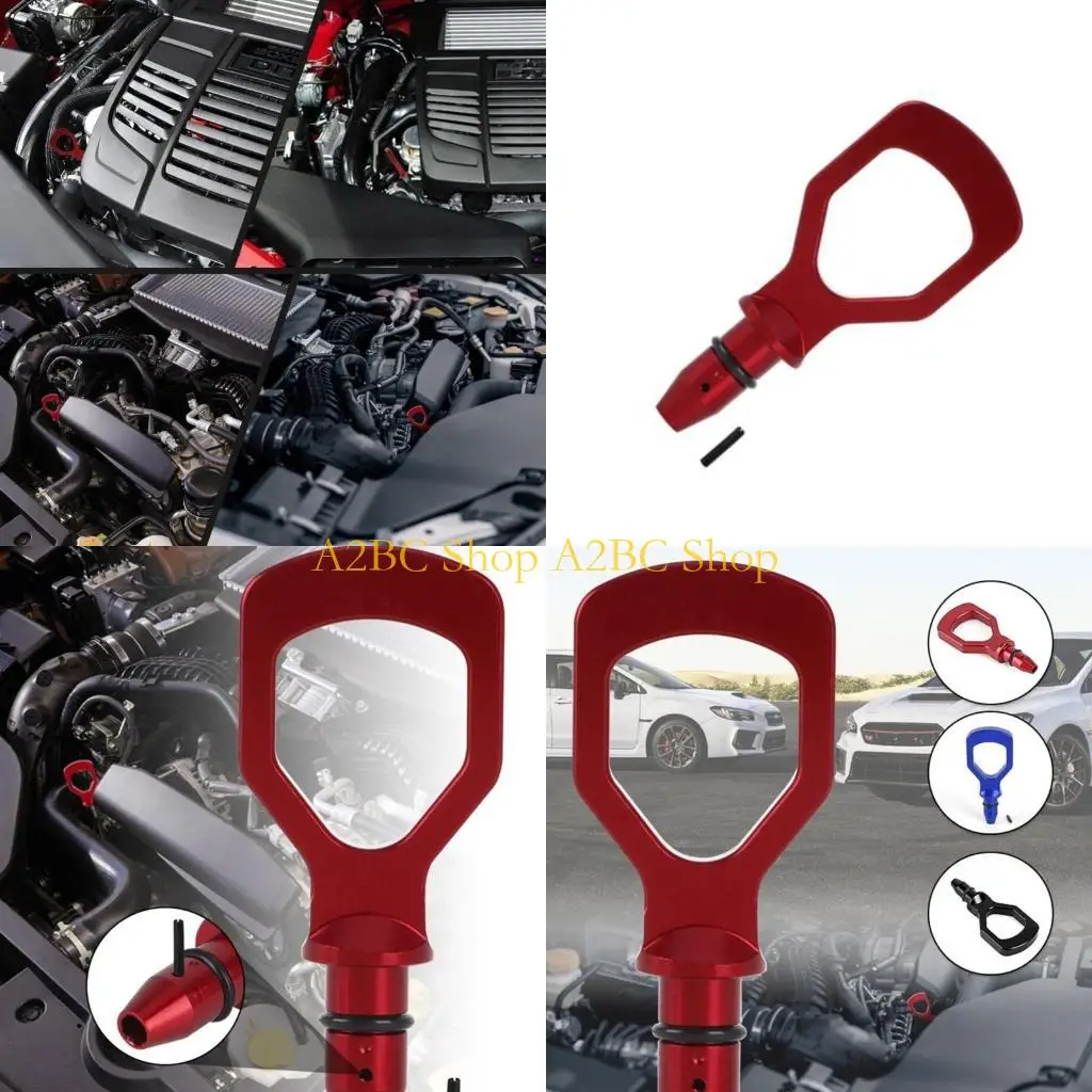 

A2BC Auto Oil Dipstick Pull Handle Engine Oil Pullhandle Aluminum Billet Brand New Universal Automobile Replacement