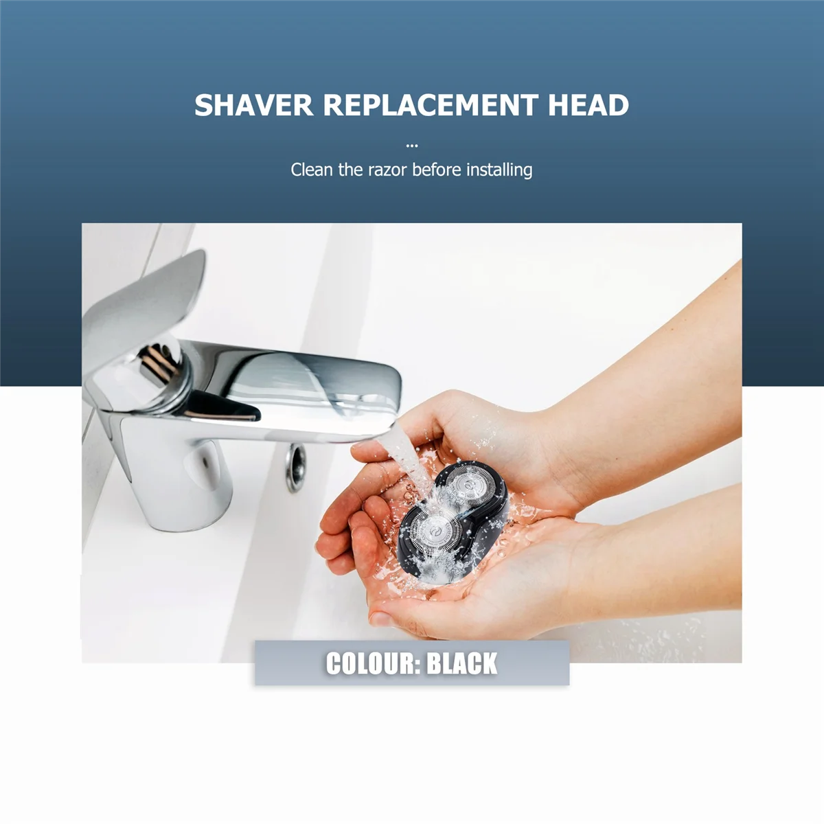 Replacement Shaver Head for Philips HQ902 HQ904 HQ906 HQ909 HQ912 HQ915 HQ916 HQ917 HQ986 HQ988 AT600 Spare Razor BladeN02R