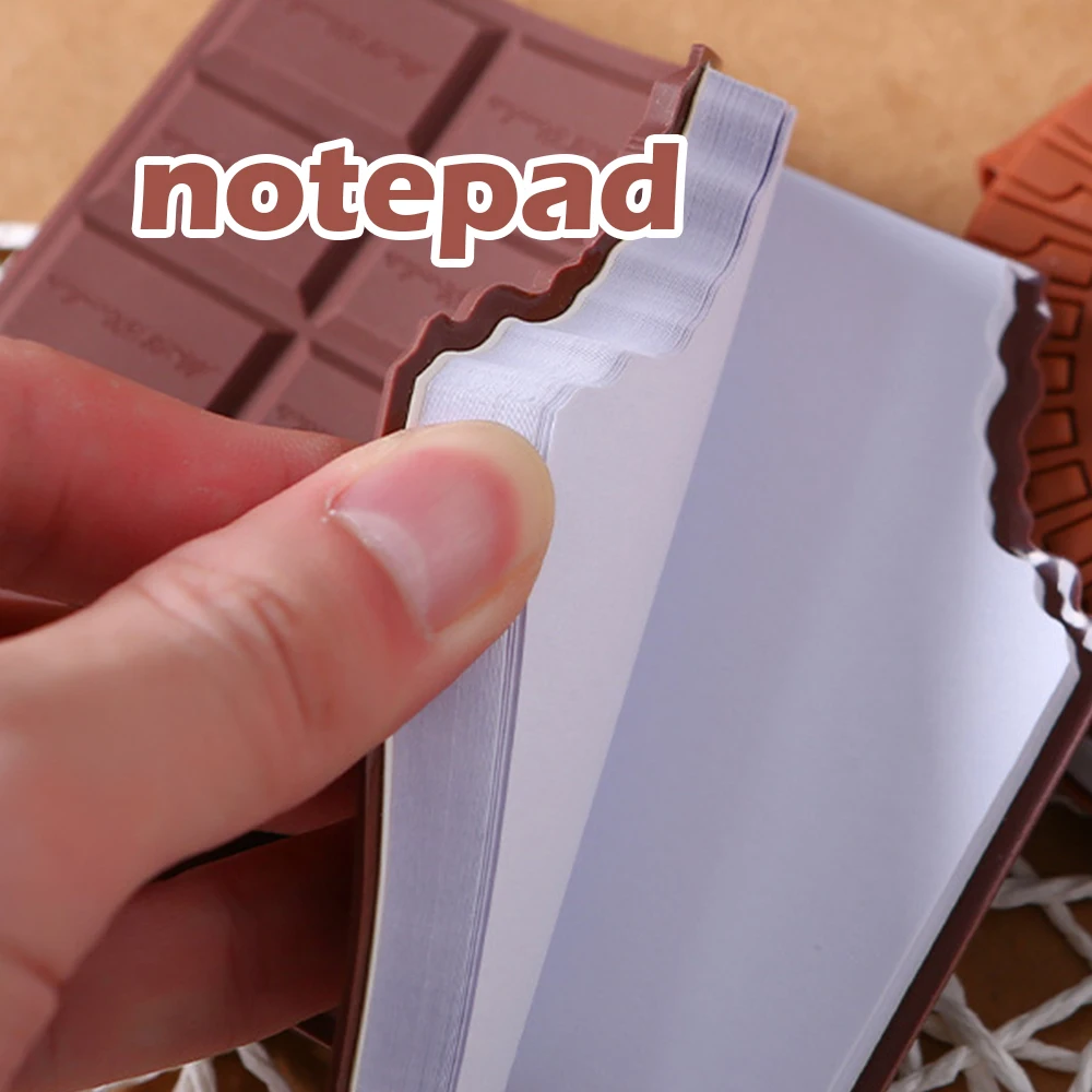Picture 4: Kit 5pcs Creative aesthetic chocolate stationery set, Pen Sharpener Notepad Eraser School Material