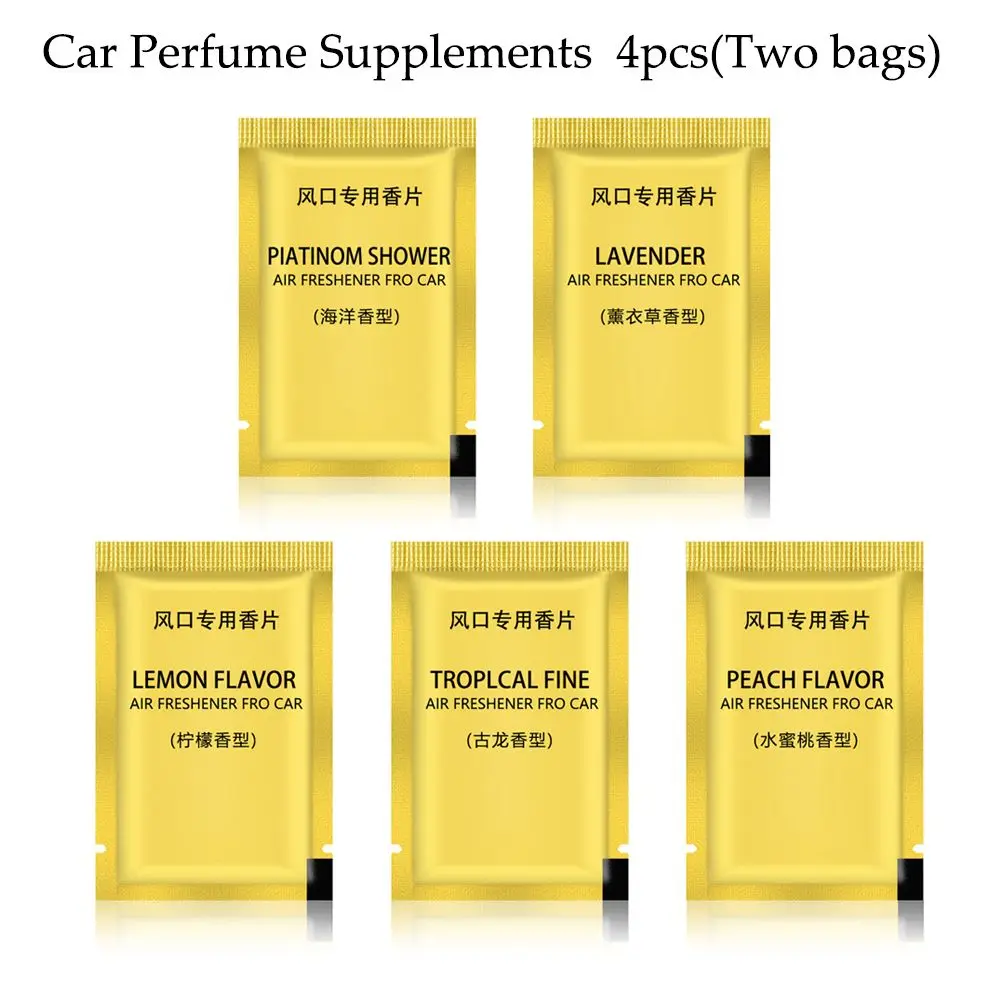 Multi-color Solid Cute Apple Essential Oil Clips Car Perfume Supplements Air freshener Vent Folder