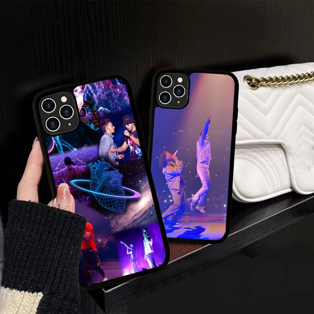 Singer Two Brothers By PNL Phone Case Silicone PC+TPU For For IPhone 11 12 13 14 15 16 Plus Pro Max Cover