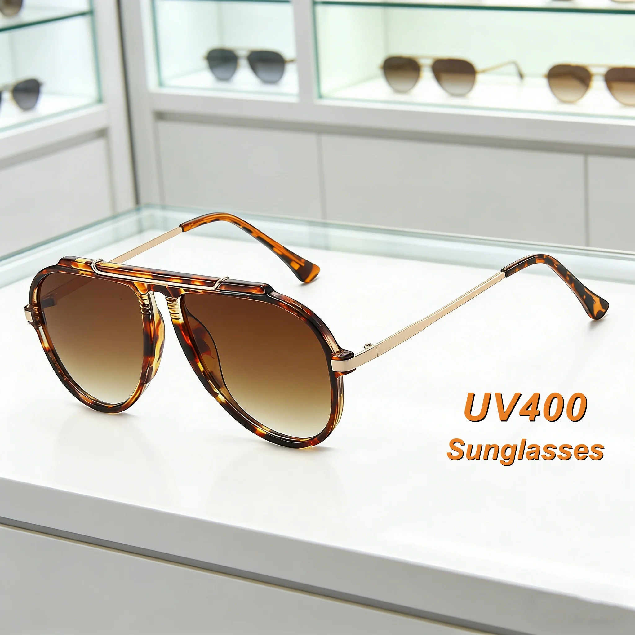 

2026 New Fashionable Luxury Toad Shaped Women's Sunglasses Outdoor Neutral Premium UV400 Multi Color Lens Sunscreen Glasses