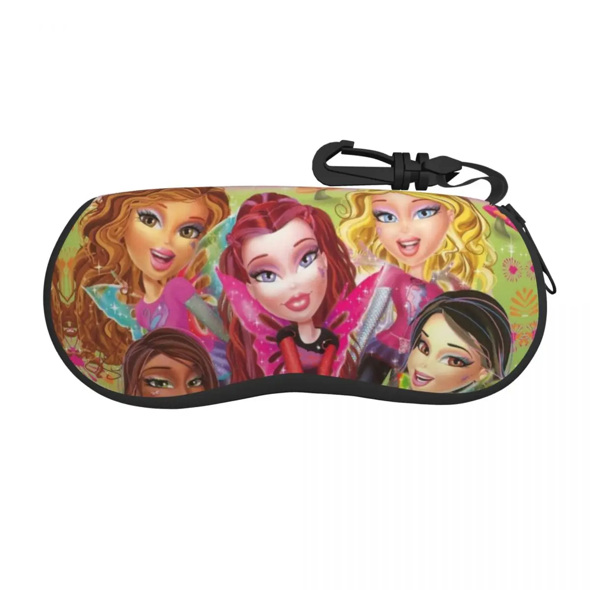 Bratzs Doll Sunglasses Soft Case Neoprene Zipper Tv Movie Cartoon Shell Eyeglass Case Custom Protective Box For Glasses