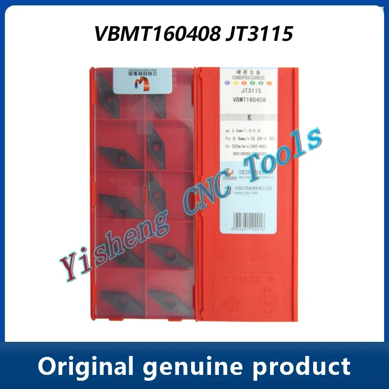 

JXTC Cutting Tools VBMT160402 VBMT160404 VBMT160408 VBMT160412 JT1025/4225/4235/4125/1225/3115/4025/4115/4215/3215 35° diamond