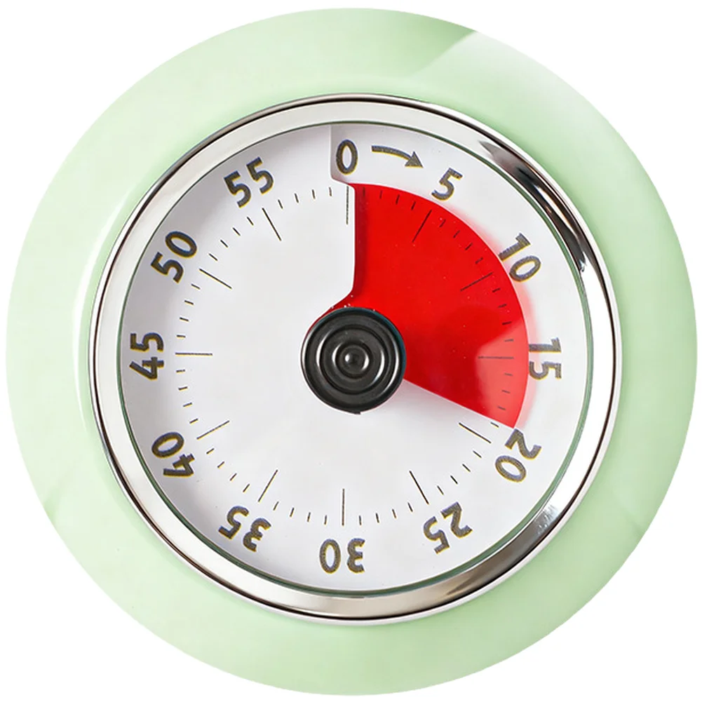 

Visual Countdown Kitchen Timer Cooking Silent Operation No Ticking Noise Easy Twist Mechanism ABS Plastic Body
