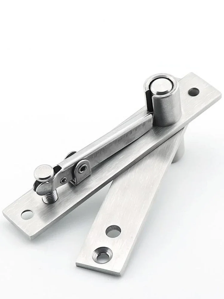 Stainless Steel 360 Degree Wooden Door Hinges L-Positioning Door Shaft Hidden Shaft Swivel Hinges