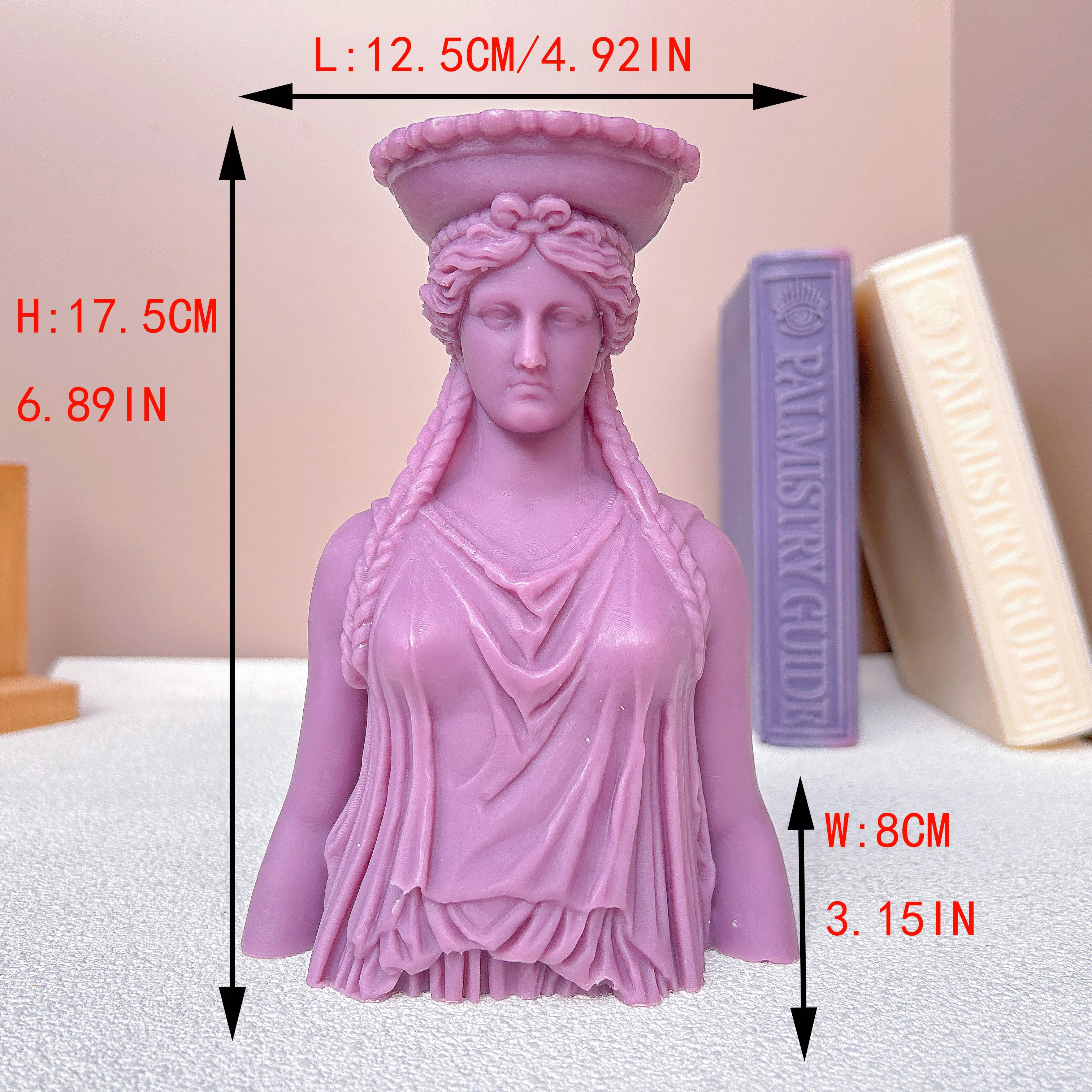 2023 New Greek Goddess Statue Silicone Mold DIY Ancient Greek sculpture Candle Silicone Mold Party Festival Home Decoration Gift - Image 6