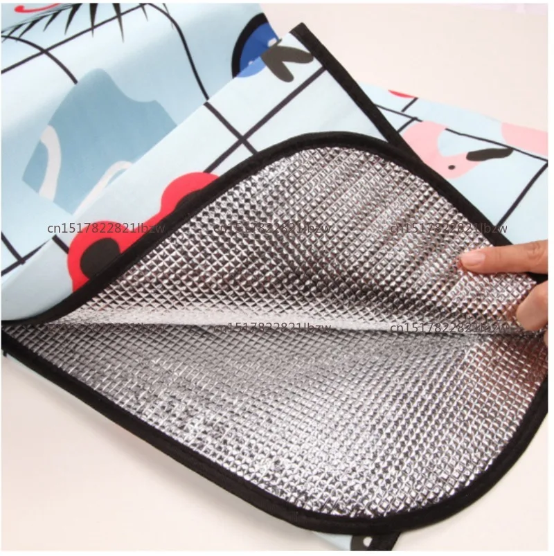 Suitable for  humedad portátil para exteriores,  plegable de estilo étnico acampar salvaje,  Picnic gruesa, estera  gatear