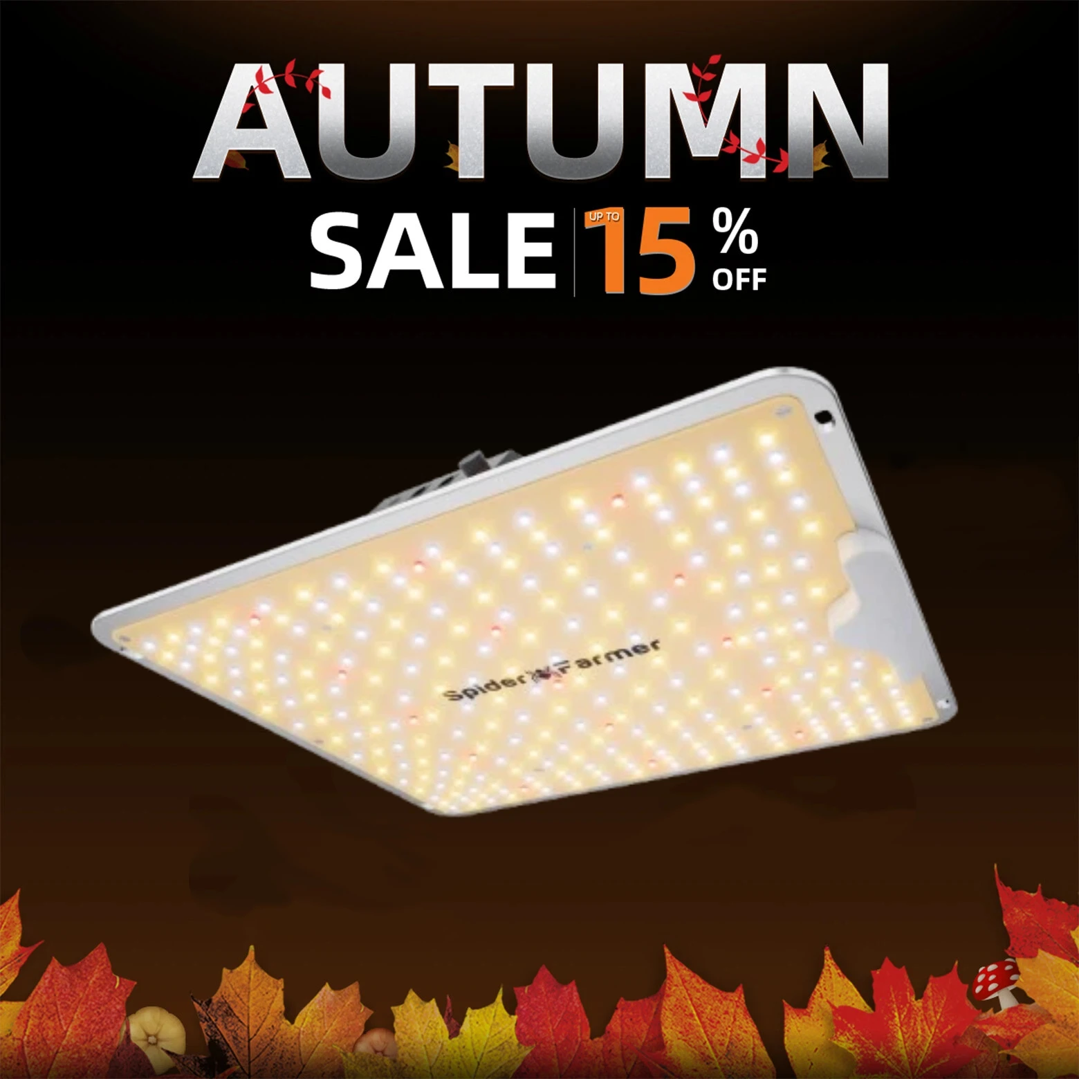 Spider Farmer SF1000 LED Grow Light Dimmable Driver for Flower Plant Indoor Hydroponics Grow Tent Kits