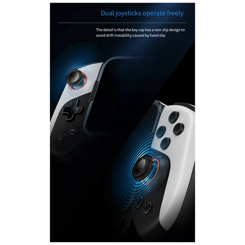 Pengontrol Gamepad teleskopik, pegangan pendingin Game Radiator semikonduktor untuk IOS/Switch/Joystick konsol Game Android
