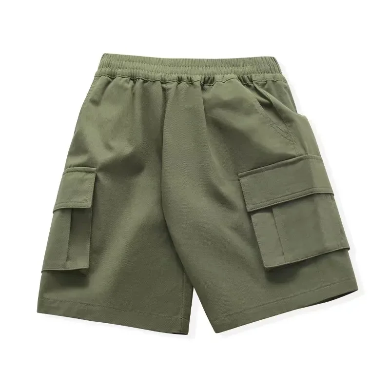 3 Colors Casual Boys Sports Shorts Summer New Fashion Teen Kids Shorts Pants Birthday Gift 4 6 8 10 12 14 Year Children Clothing