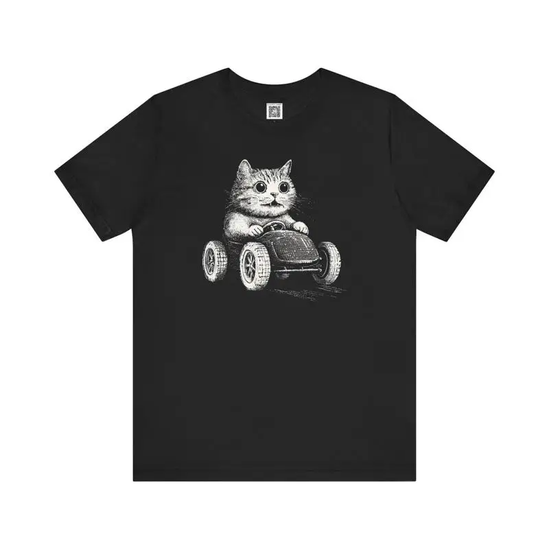 

Cute Cat in a Toy Car T Shirt