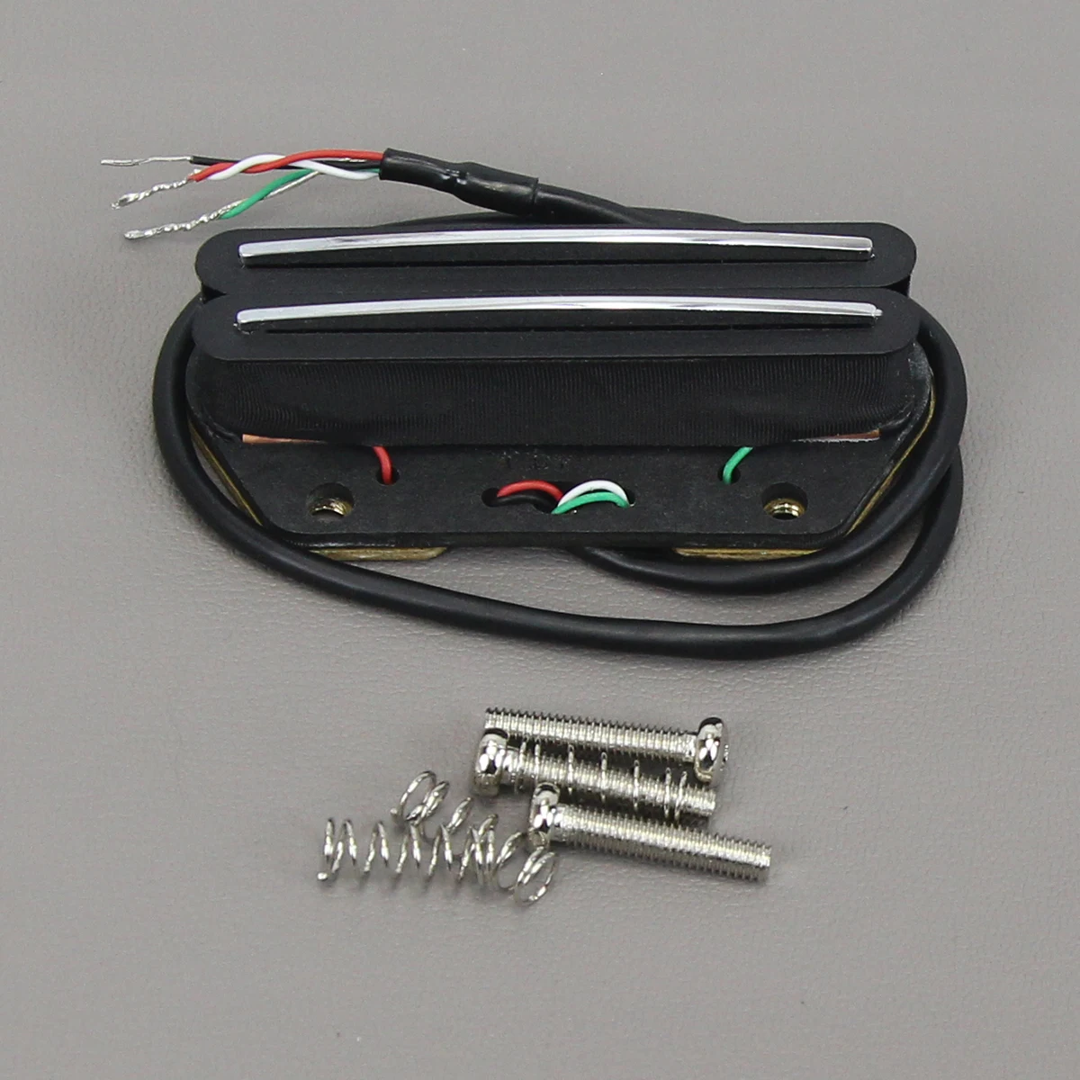 Nuovo Set di parti di chitarra Pickup a ponte con Pickup a bobina singola Alnico 5 TL e Dual Rails, opzione nero/oro/cromo