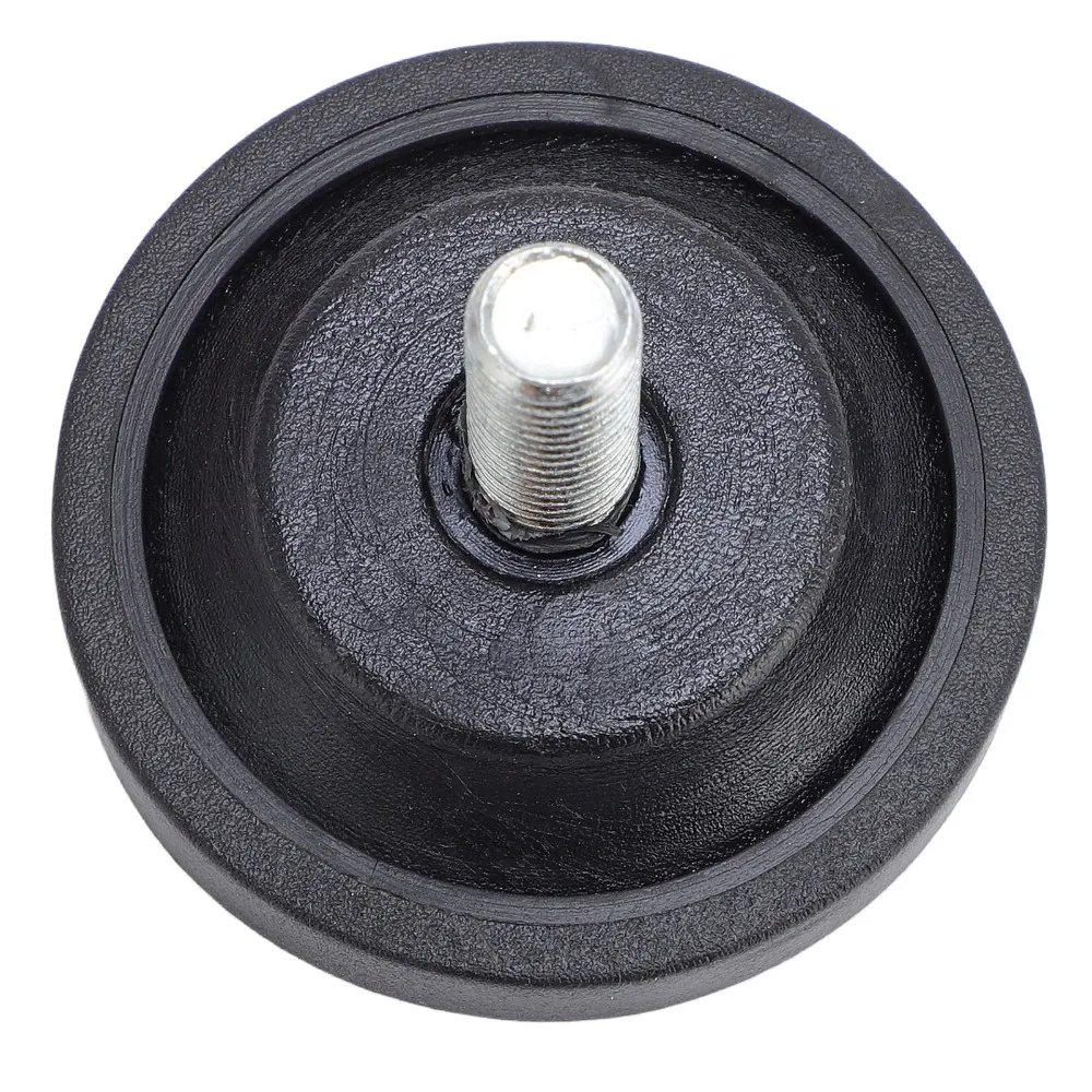 4pcs M10 Thread Screw On Rubber Feet Black Rubber Furniture Leveling Feet Diameter 58mm Threaded Furniture Legs Floor Protection