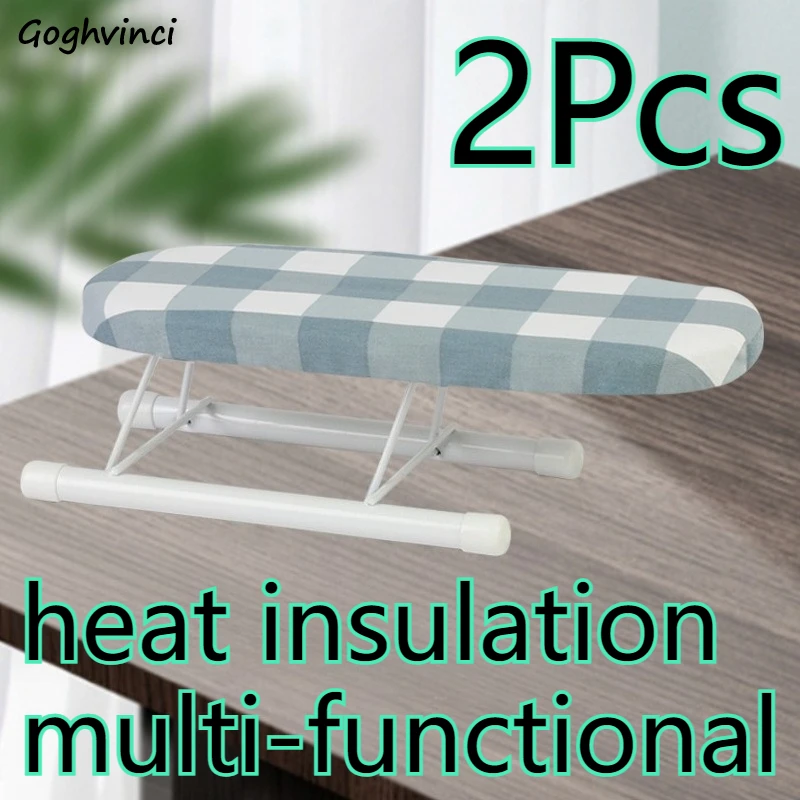 

Мини-гладильные доски профессиональные, настольные, для быстрого хранения, устойчивые, складные, компактные, с теплоизоляцией, 2 шт., водонепроницаемые