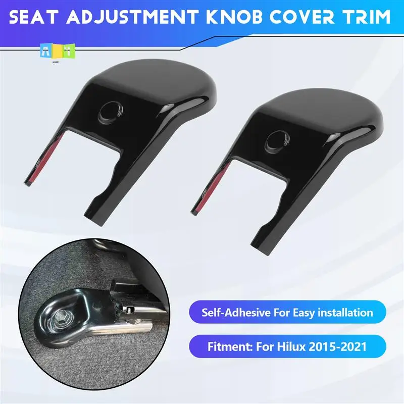 

A04E-For Toyota Hilux 2015-2021 Car Seat Adjustment Knob Cover Trim Car Styling
