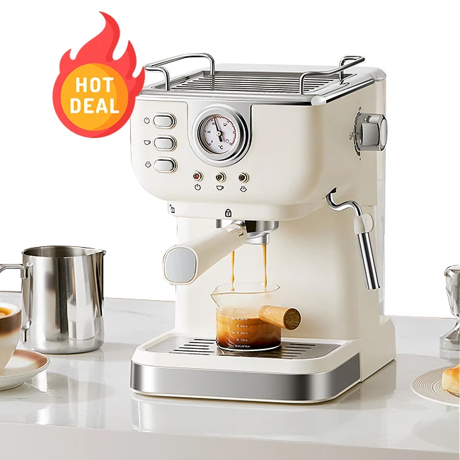 

Лидер продаж, профессиональная полуавтоматическая электрическая кофеварка для домашнего ресторана, кафе, эспрессо-машина для офиса