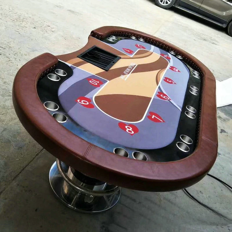 Poker table deluxe 10 Texas chip table Baccarat entertainment props table