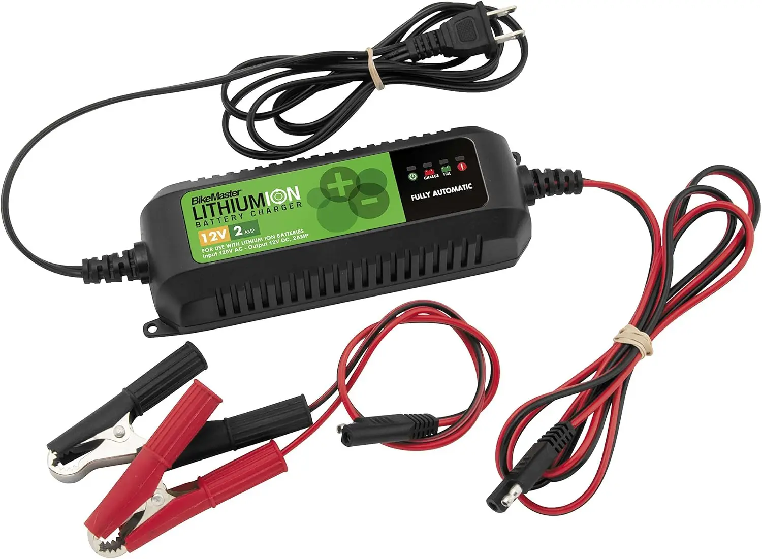 

Universal Lithium-Ion Battery Charger and Maintainer for Bikes, Safe Fast Charging