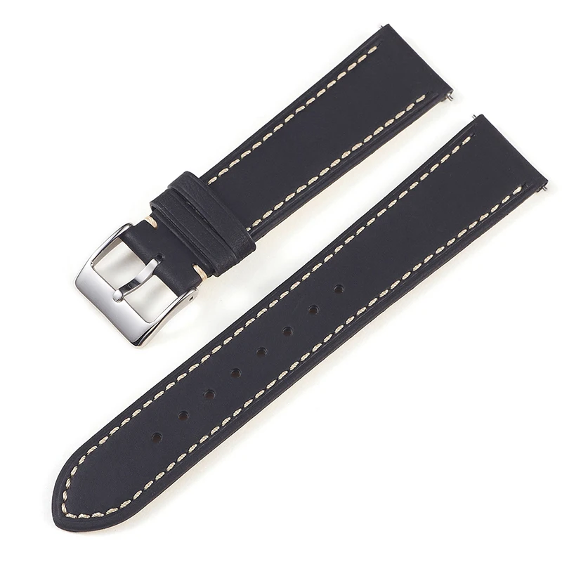 UTHAI Vintage Frosted thin body Cowhide Universal 18mm 20mm 22mm Bracelet Leather Quick Release Watch Strap Smart Watchband