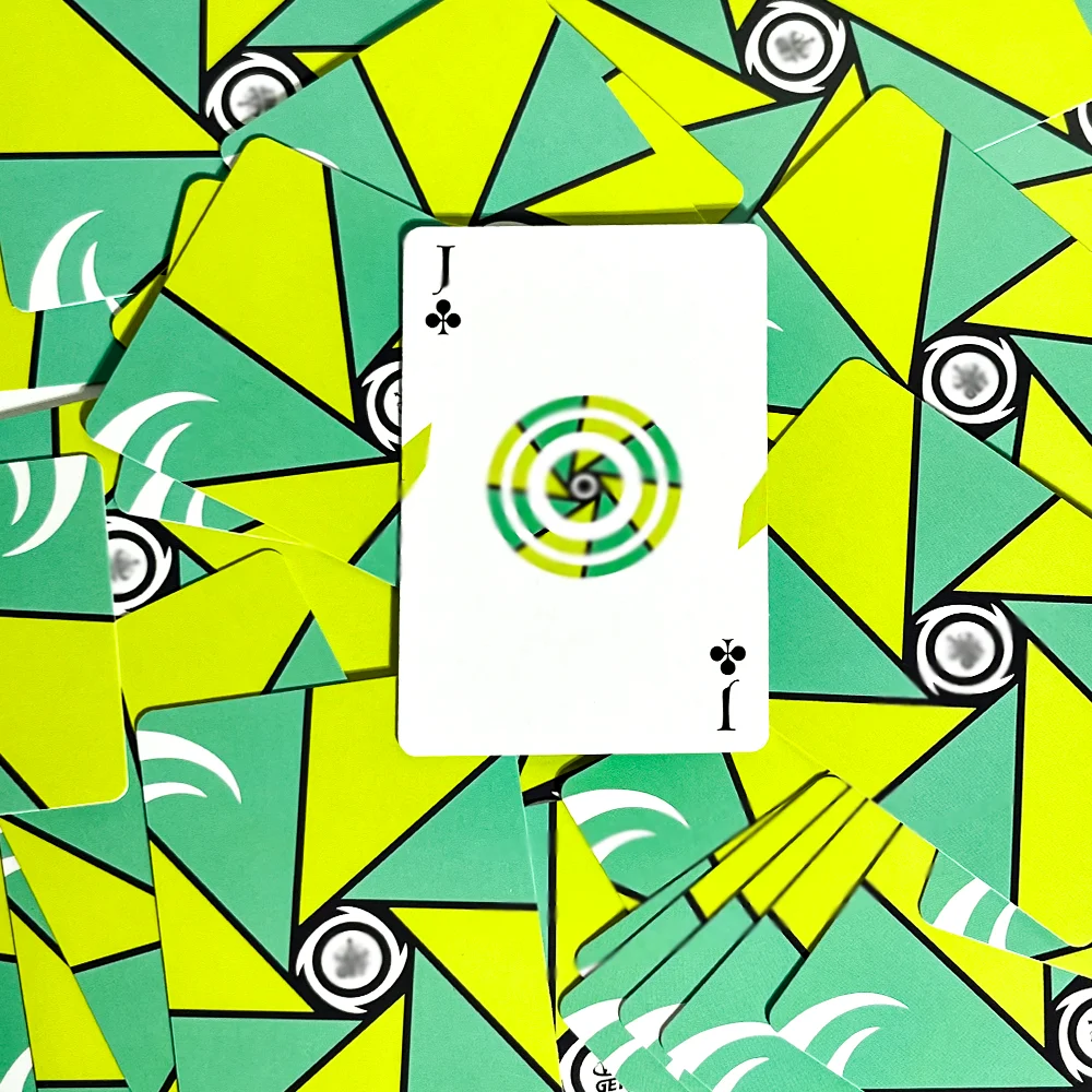 مجموعة إبداعية من أوراق اللعب المستقبلية بطاقات البوكر المقاومة للماء 55 قطعة سطح سحري من بطاقات لحفلات الألعاب والهدايا #2