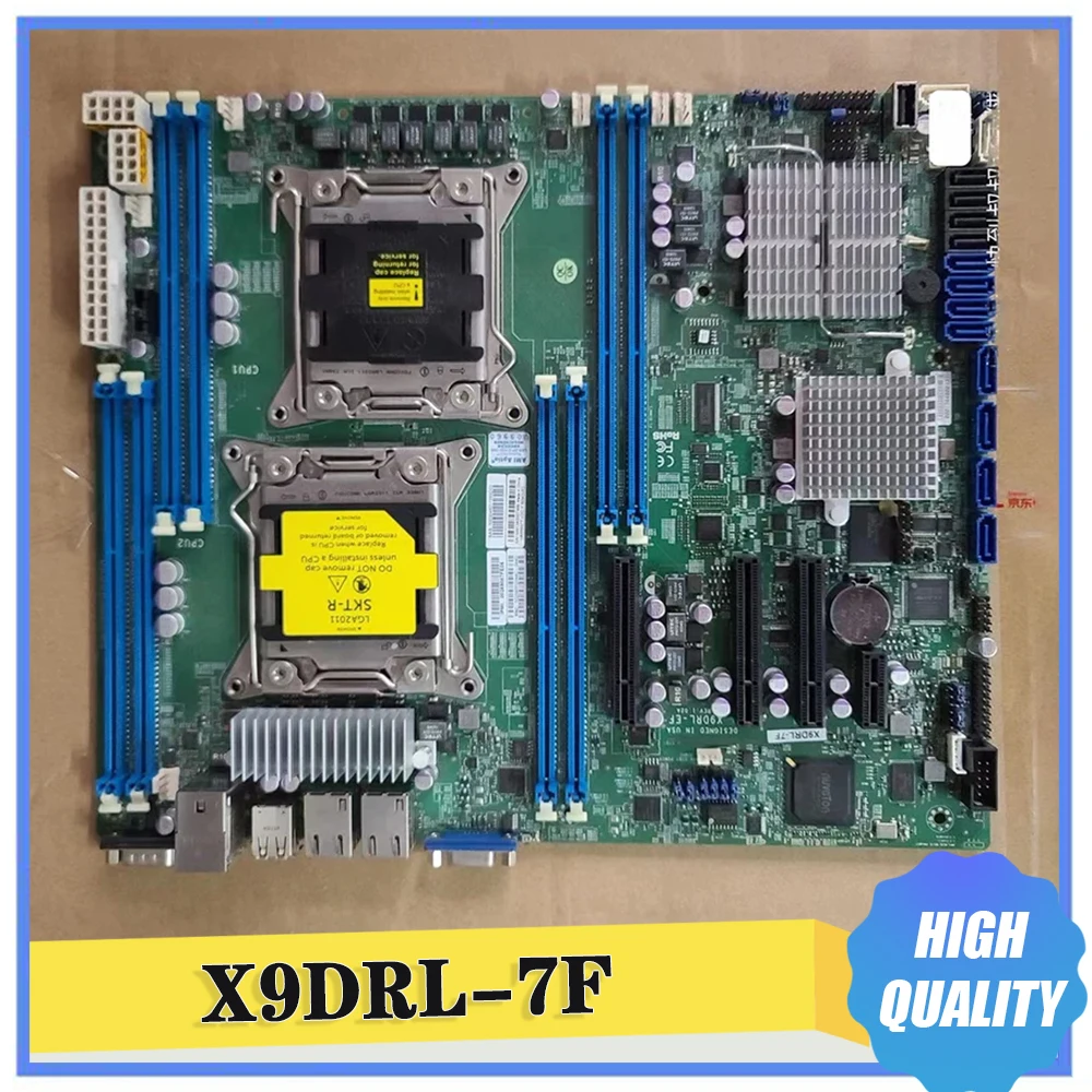 X9DRL-7F For Supermicro Two-Way Server Motherboard Xeon E5-2600 V1/V2 Family LGA2011 DDR3