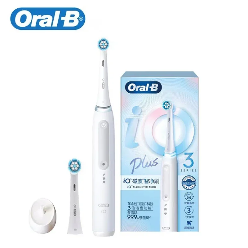 Oral B IO3 Electric Toothbrush IO Series 3 Cleaning Modes for Dental Care Replacement Toothbrush Heads Teeth Brush
