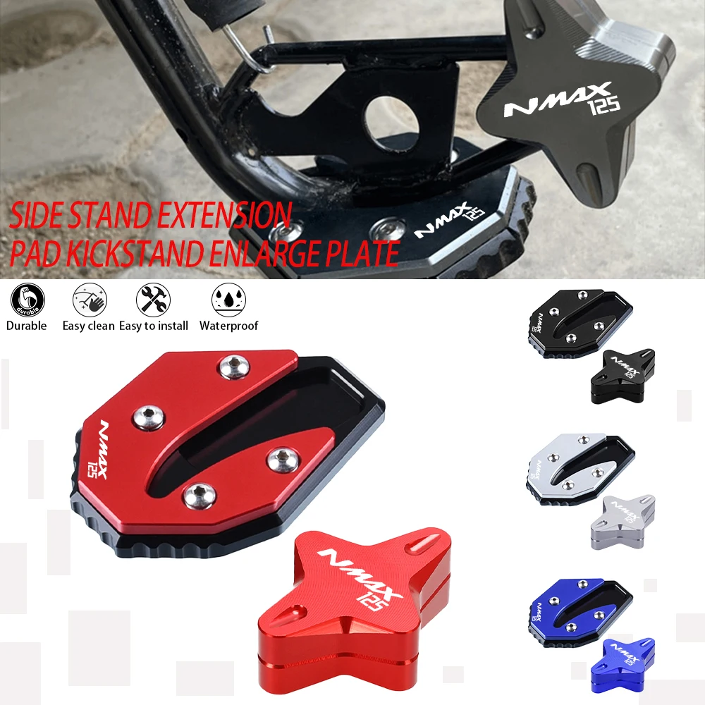 

For YAMAHA NMAX N-MAX 155 125 NMAX125 2020 2021 2022 2023 NMAX155 Side Stand Enlarge Plate Kickstand Enlarged foot support base