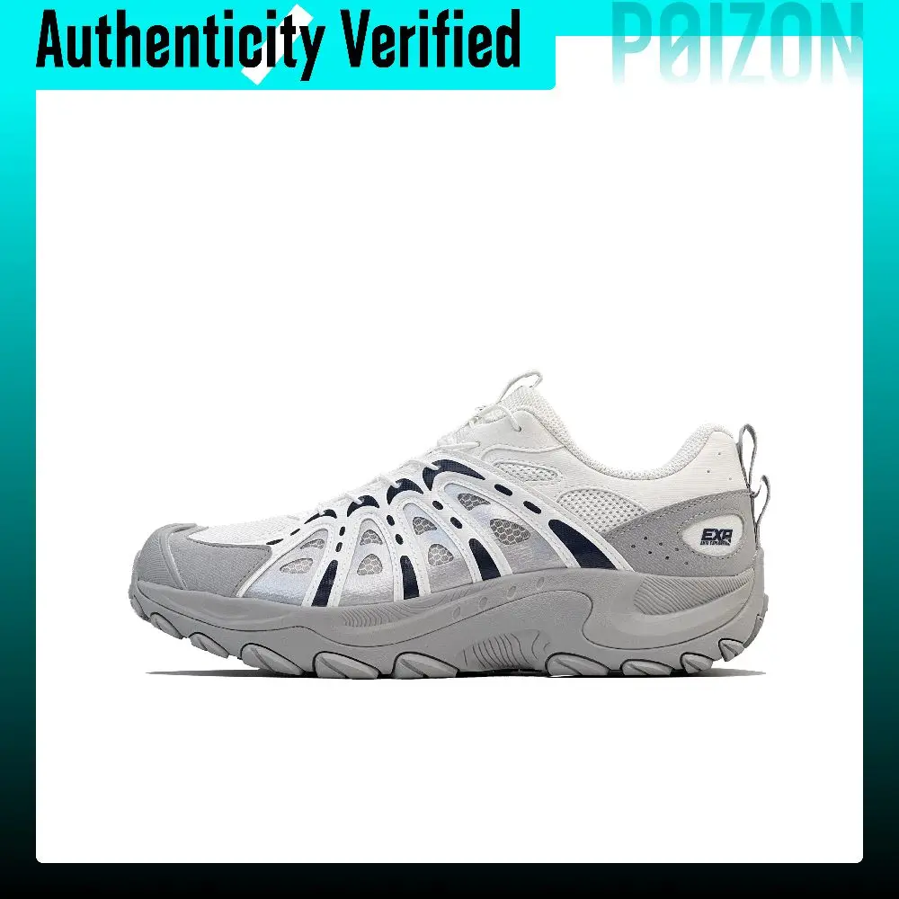 ANTA Wilderness Trail River Trekking Shoes Men's Mountain Range Gray 112638834R-3