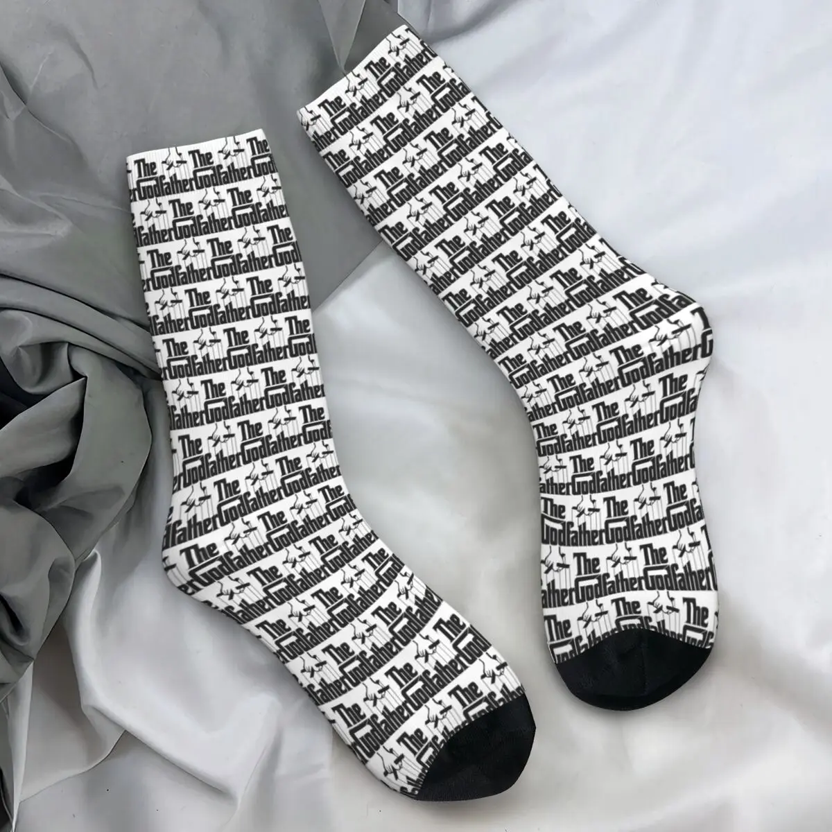 The Godfather Poster Stockings Men's Socks Quality Fashion Socks Spring Climbing Anti Bacterial Custom Socks Gift