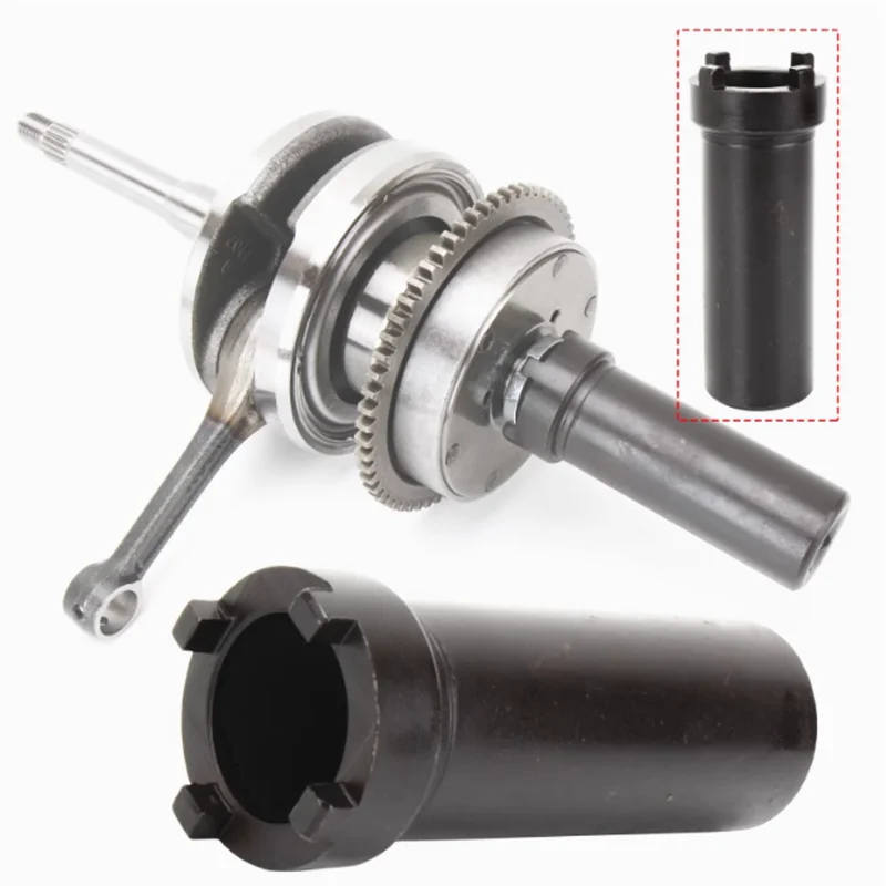 Motorcycle Clutch Nut Socket Wrench, Starter Removal Tool for GY6 125 150 Scooter
