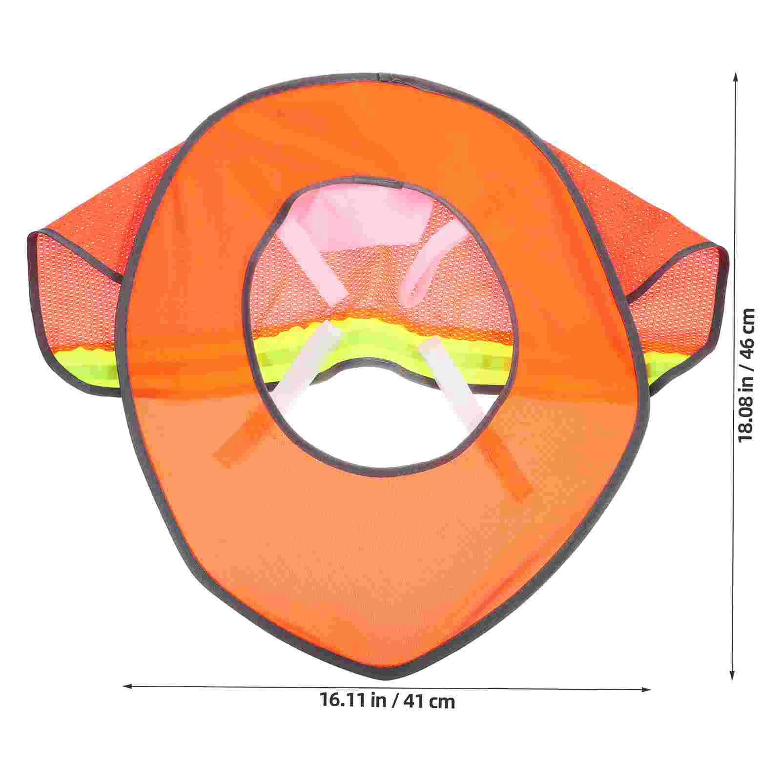 إكسسوارات قبعة صلبة للبناء بحجب الشمس ، قناع شبكي بشرائط عاكسة ، رقبة من الألياف الكيميائية