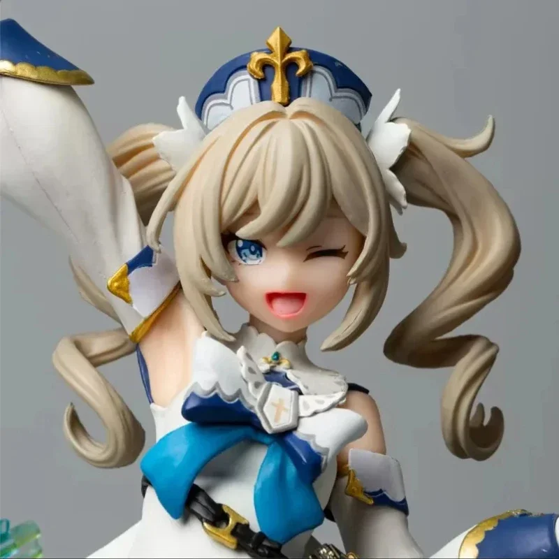 Anime Figure 25cm Genshin Impact  Barbara Gunnhildr Sparkling Classic Version Pvc Interior Decoration Model Christmas Gifts