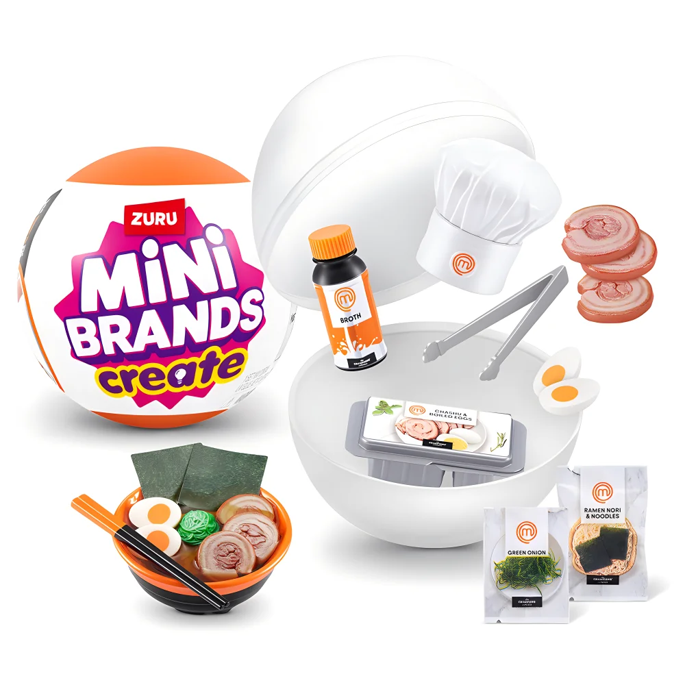 Zuru Surprises Mystery Mini Brands صندوق أعمى عشاق الطعام خلق MasterChef الكرة مفاجأة المقتنيات مصغرة المنمنمات ألعاب طعام