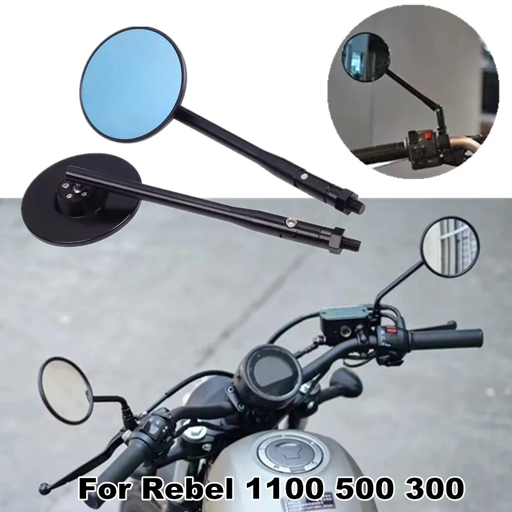 

Motorcycle CNC Rear View Mirror For Honda Rebel 1100 500 300 CMX 1100 500 300 Rear View Mirror