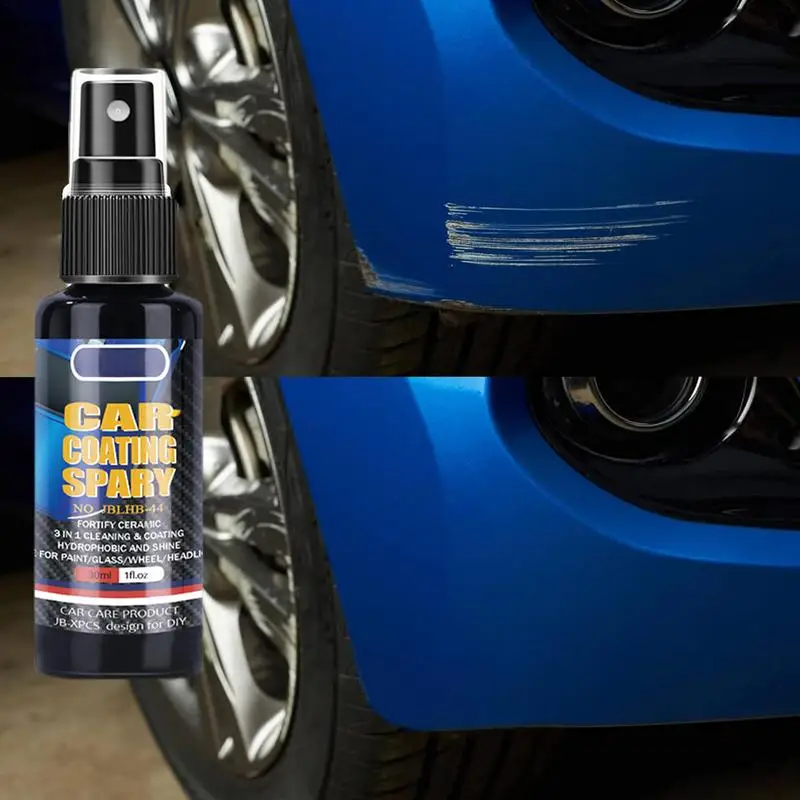 Ceramic Car Polish Spray Car Scratches Polish Spray Auto Fast-Acting Repair Spray Waterless Wash Car Scratch Remover For Car