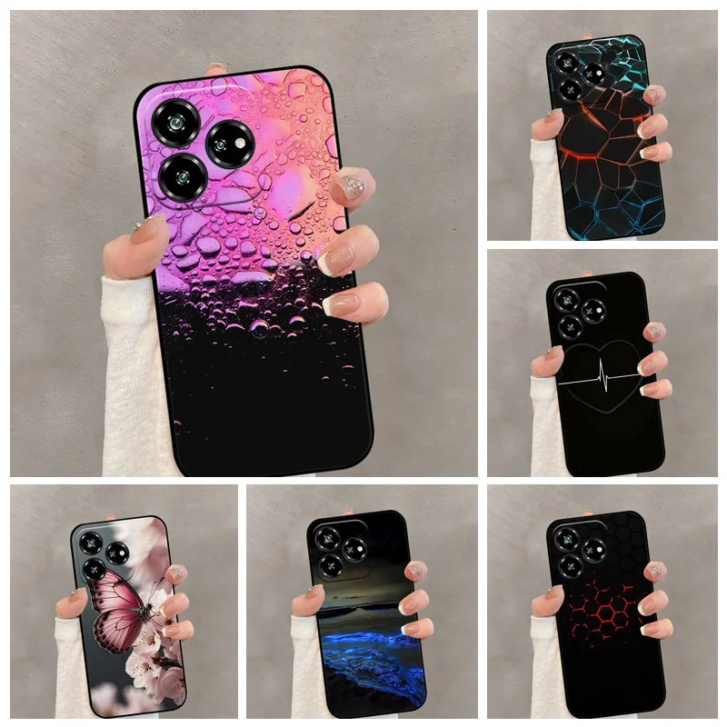 

For Nubia V60 Case Blade V60 Design V60 Vita Fashion New Soft Silicone TPU Phone Cover For ZTE Axon 60 Lite Shockproof Fundas