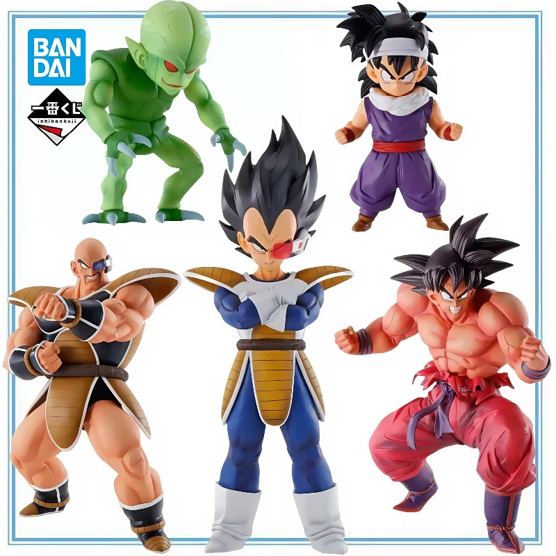 

BANDAI оригинальные подлинные в наличии аниме Dragon Ball Ichiban Kuji Goku Saibaiman Nappa Gohan Vegeta фигурки коллекция игрушечная модель