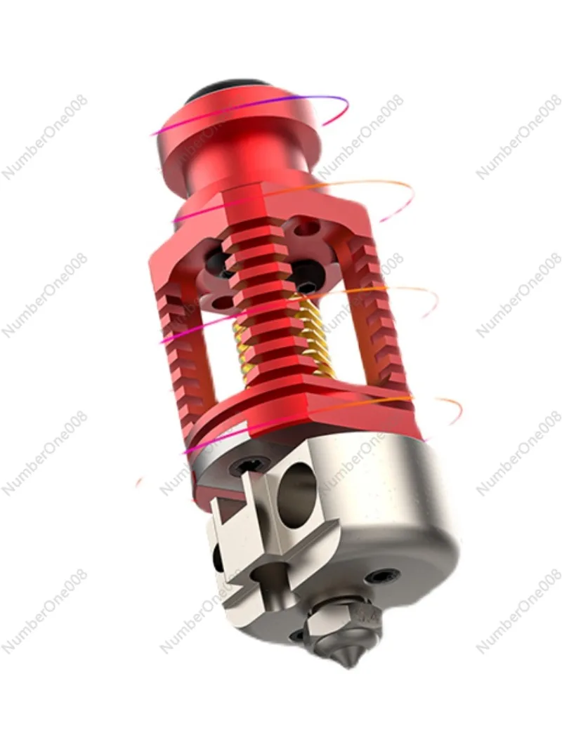 Red Lizard K1 Extrusion Head Replace Dragon Dragon Full Metal Resistance 500 ℃ High Temperature Copper Alloy Printer Accessories