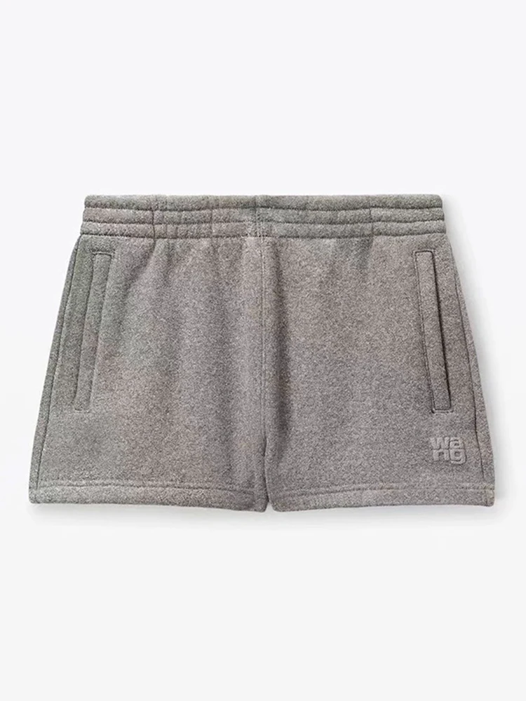 [Zoci] Herfst Wang Nieuwe High-End Bijpassende Galaxy Sprankelend Roze Dikke Pluche Shorts Badkamerbroek