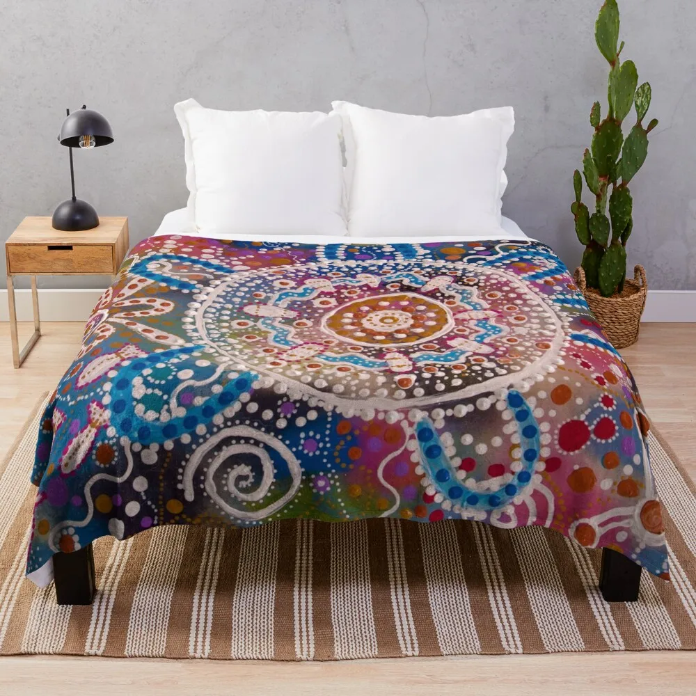 The Balaang Healing 2 Throw Blanket Bed covers Designers Thin Blankets