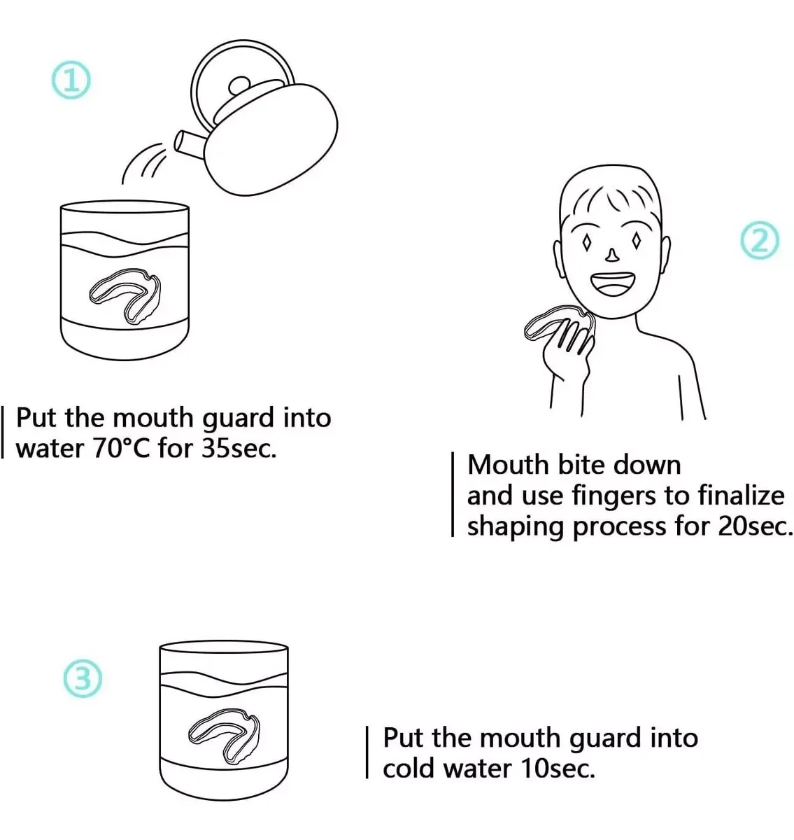 Sport Mouth Guard Teeth Protector Kids Adults Mouthguard Tooth Brace Basketball Rugby Boxing Karate Appliance Trainer