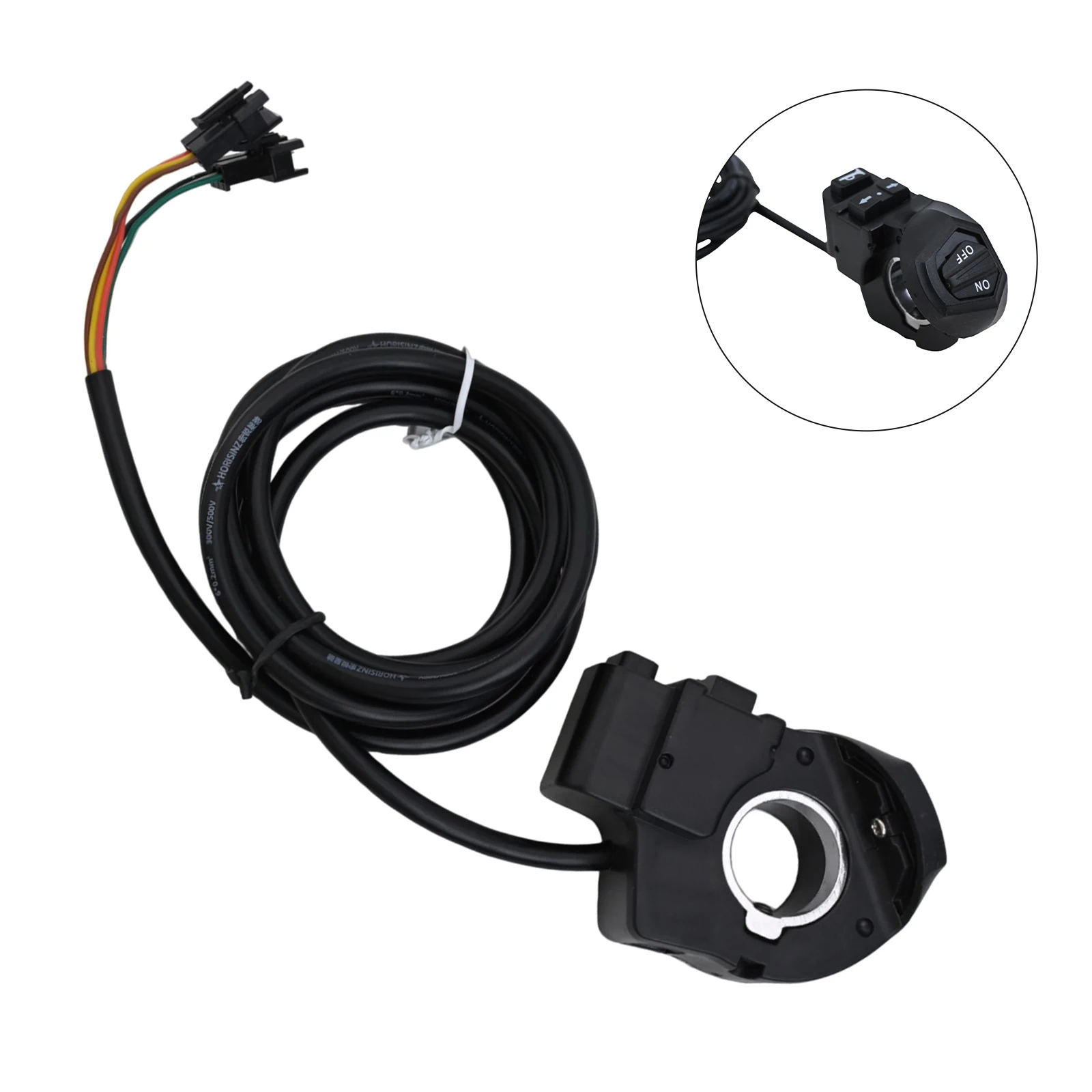 

Длина около 1,7 м, переключатель фар для электровелосипеда, материал из АБС-пластика, хорошая совместимость, нескользящее алюминиевое кольцо, длина 1,7 м, диаметр 22 мм