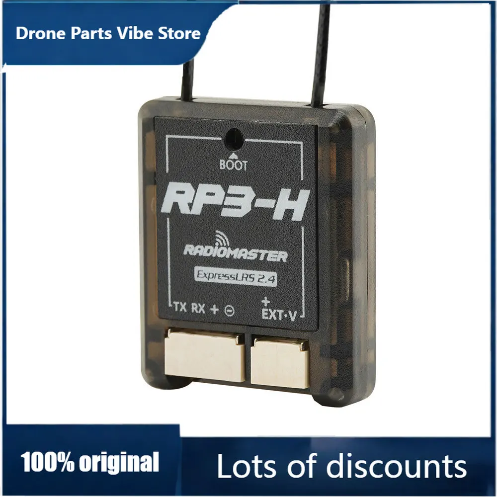 

Приемник FyRadioMaster RP3 H 2,4 ГГц ELRS с двумя антеннами для дальнего действия, для радиоуправляемых самолетов с фиксированным крылом