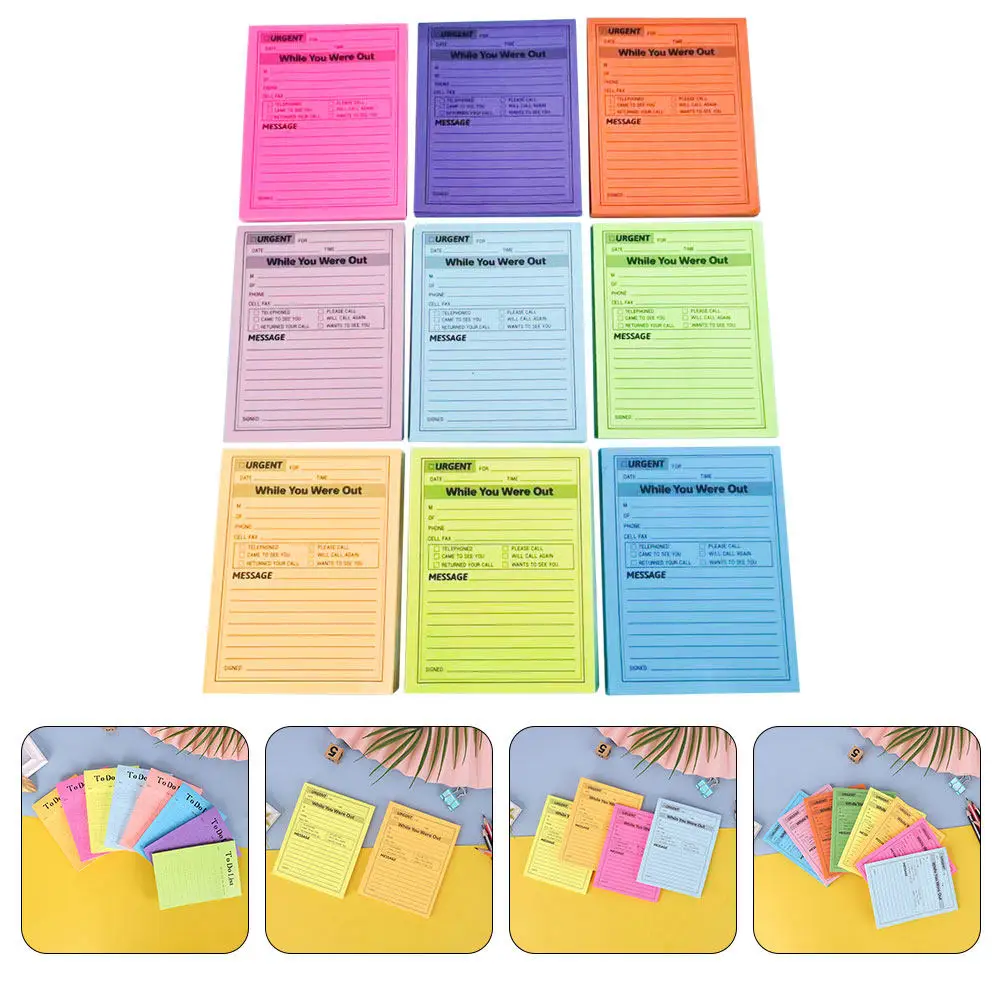 

9 практичных многофункциональных блокнотов для заметок, съемные клейкие стикеры для важных планов, расписаний и ежедневного использования