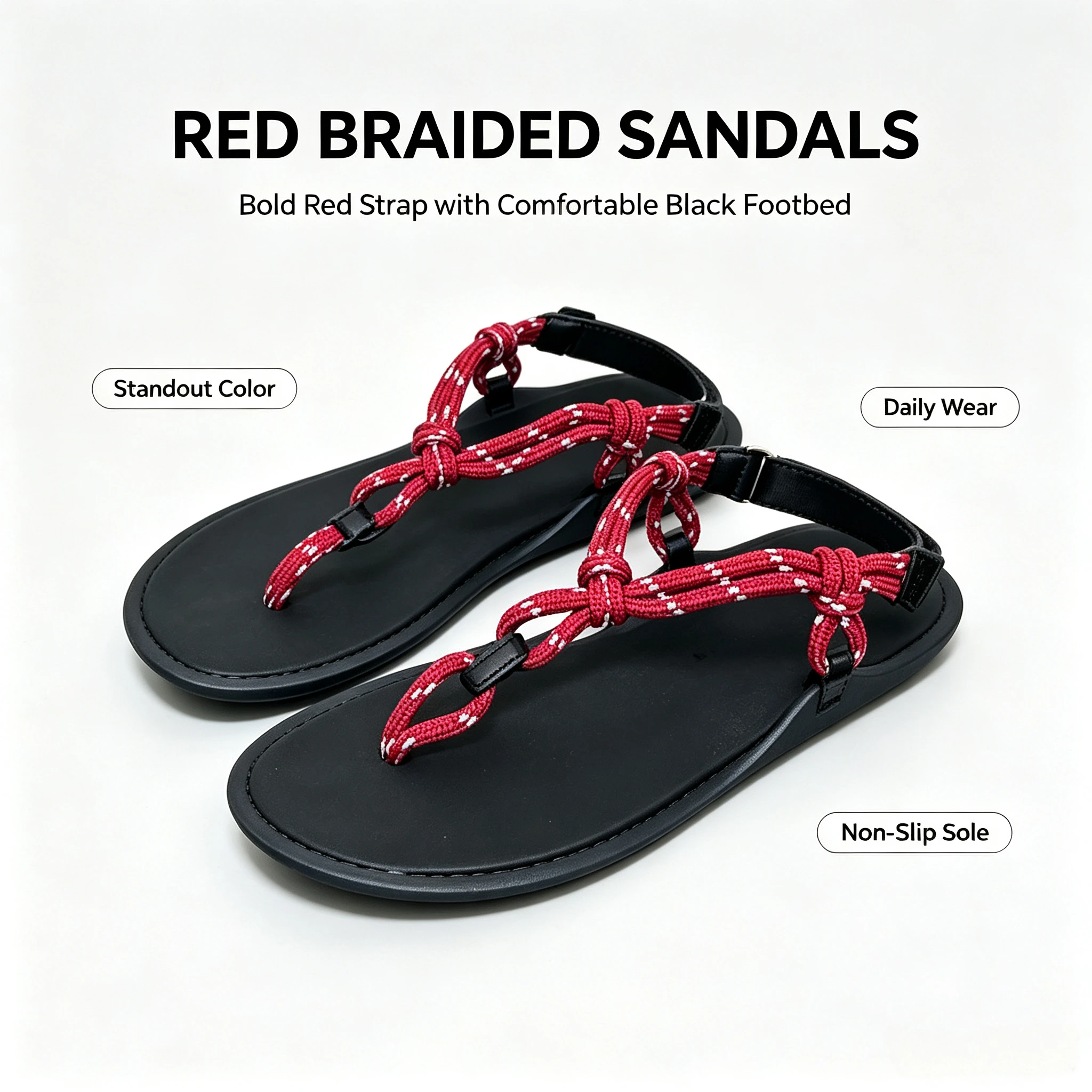 Luxury Brand Master Craftsmanship Woven Flip-flops, Casual Retro Beach Sandals, Women's Casual Flat Shoes, Summer Gift.