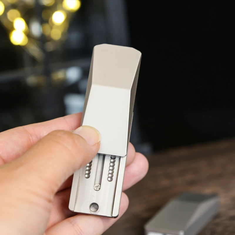 لاقط الفولاذ المقاوم للصدأ الميكانيكية المنزلق EDC ألعاب متململة الميكانيكية تململ المنزلق مكتب الإجهاد الإغاثة لعب الكبار هدية