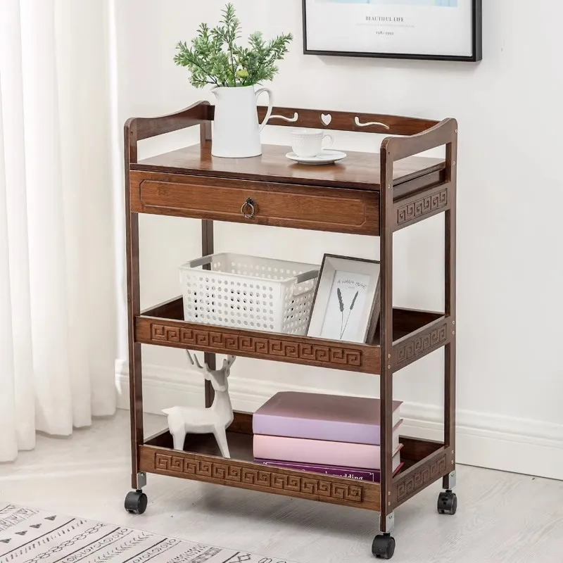 Top Selling 3 Piece Kitchen Cart Trolley  Hand Trolley Cart Heavy Duty Platform Trolley
