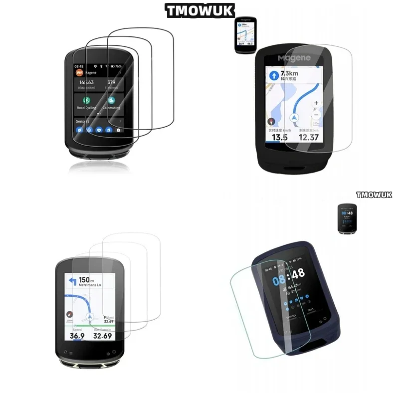 

For Magene C706 C506 C606 C606Pro Tempered Glass Screen Protector - Crystal Clear Display