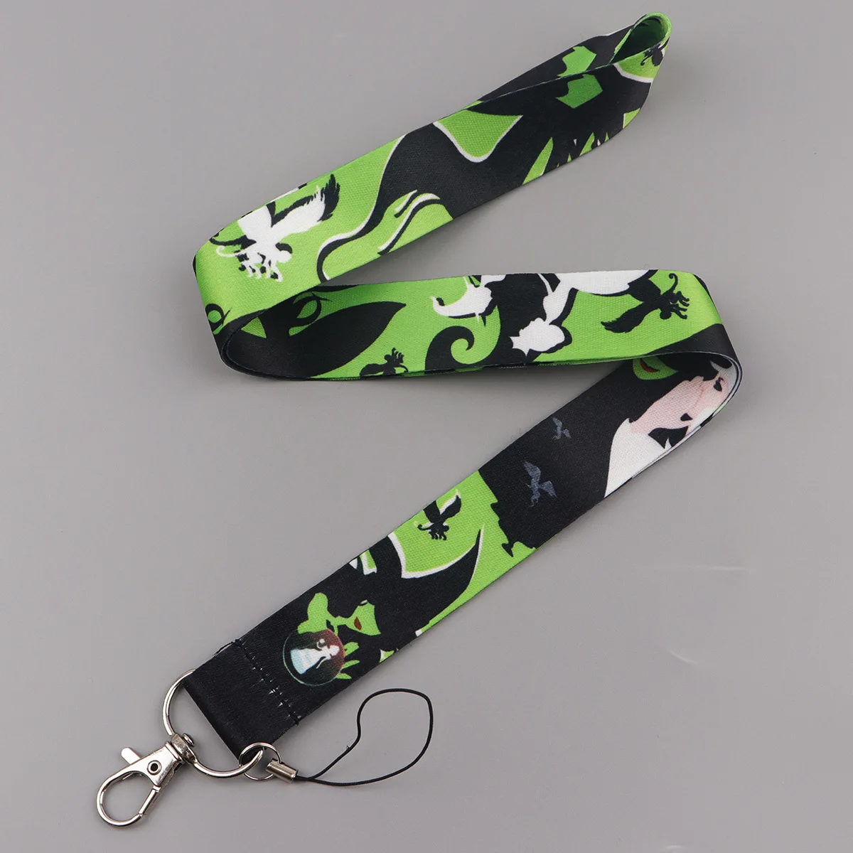 Wicked Witch Lanyard Car Keychain ID Card Pass Gym Mobile Phone Key Ring Badge Holder Jewelry